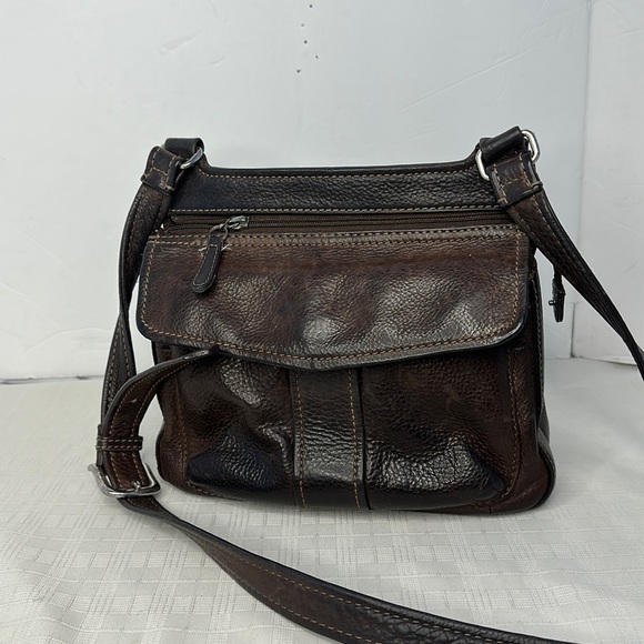 Fossil Bags Vintage Fossil 954 Classic 7582 Brown Genuine Leather